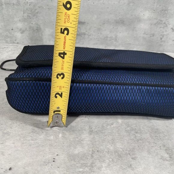 NEW STEVE MADDEN‎ BJEWEL FLAP WALLET BAG PURSE CLUTCH BLUE STITCH MSRP $58 - Picture 14 of 15